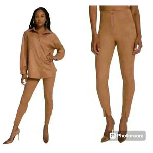 New Women's GOOD AMERICAN Snake Print The Pointe  Boss Skinny Pants Size 3 Large